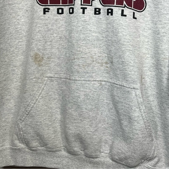 Falmouth Cape Cod Clippers Football Sweatshirt Mens XL Gray Hoodie - Picture 8 of 9